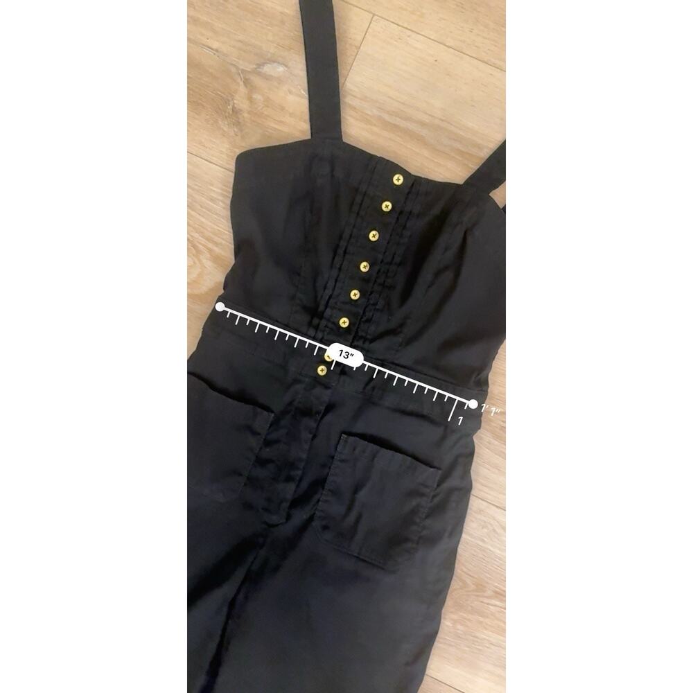 Anthropologie Maeve 6 Colette Cropped Wide-Leg Overalls Jumpsuit - Picture 11 of 14